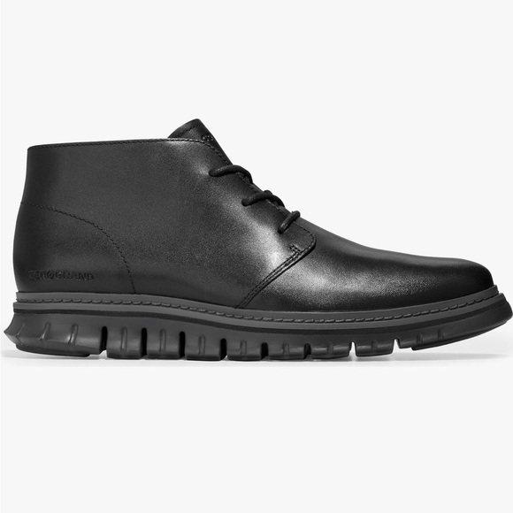Cole Haan Men\'s Sleek Black ZeroGrand Chukka Boots main image 7